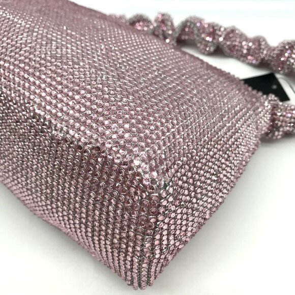 I.N.C. International Concepts Pink Dogwo Mesh Scrunch Shoulder Bag - Picture 8 of 11